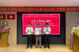  Lễ công bố quyết định chỉ định Phó bí thư Chi bộ Công ty Cổ phần Đầu tư và Kinh doanh Nước sạch Sài Gòn nhiệm kỳ 2020 – 2025